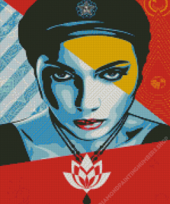 Shepard Fairey Diamond Painting