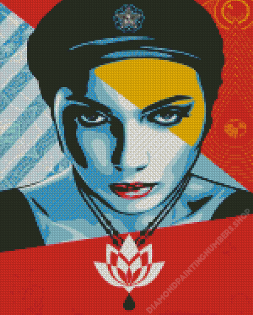 Shepard Fairey Diamond Painting