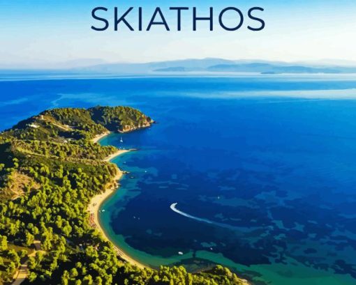 Skiathos in Greece Diamond Painting