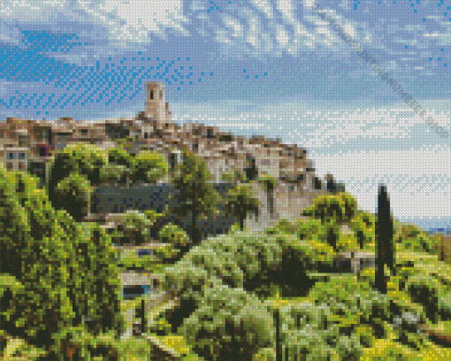 Saint Paul de Vence Diamond Painting