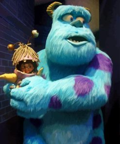 Sulley And Boo Diamond Painting