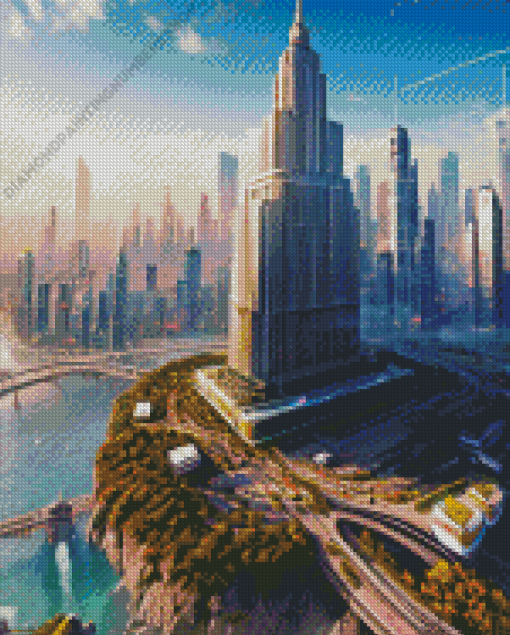 Utopia City Diamond Painting