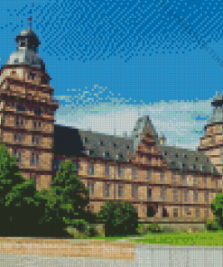 Aschaffenburg Castle Diamond by numbers