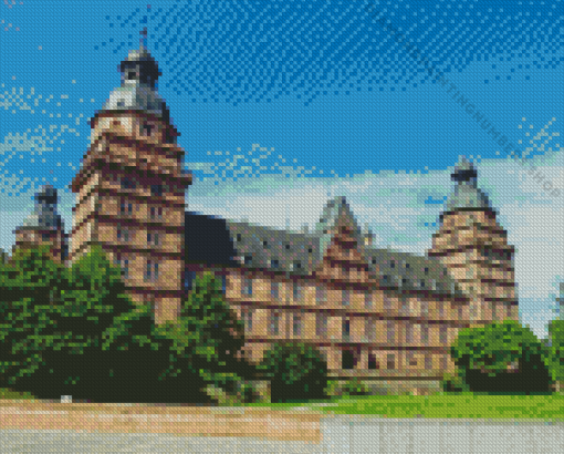 Aschaffenburg Castle Diamond by numbers