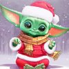 Baby Yoda Christmas Diamond Painting