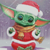 Baby Yoda Christmas Diamond Painting