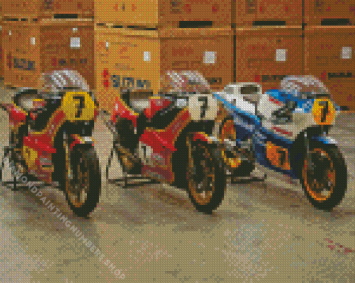 Barry Sheene Suzuki Diamond Painting