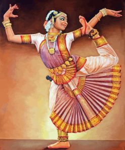 Bharatanatyam Dancer Diamond Painting