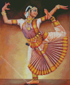 Bharatanatyam Dancer Diamond Painting