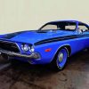 Blue Dodge Charger 1970 Diamond Painting