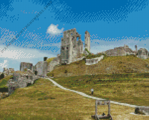 Brownsea Corfe Castle Diamond Painting