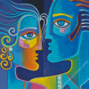 Cubism Couple Diamond Painting