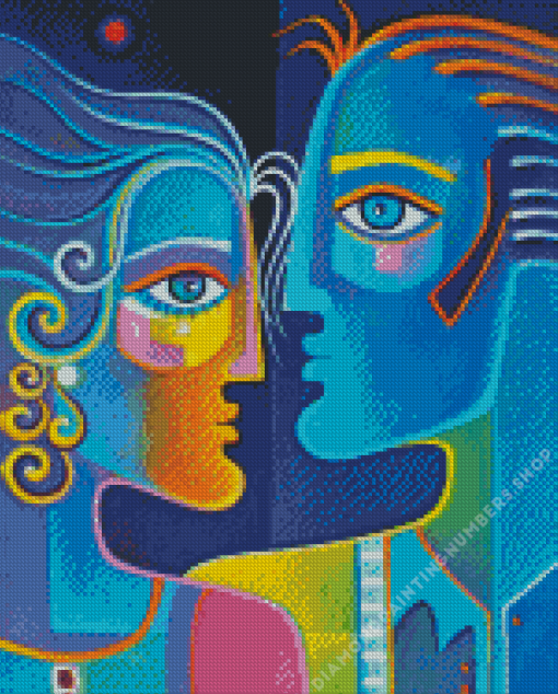 Cubism Couple Diamond Painting