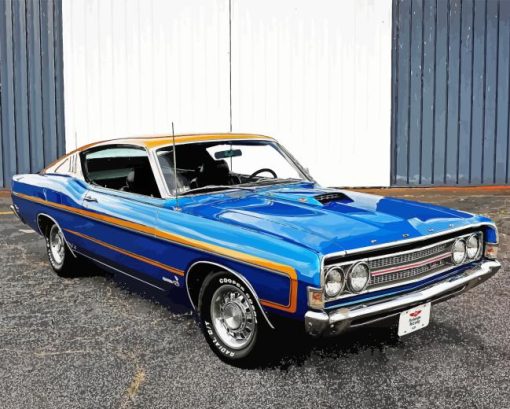 Ford Torino Diamond Painting