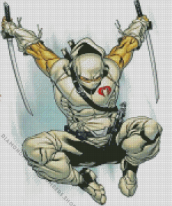 G I Joe Storm Shadow Diamond art