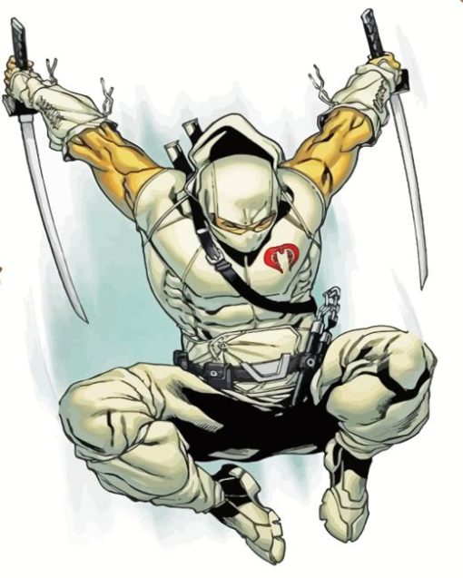 G I Joe Storm Shadow Diamond art