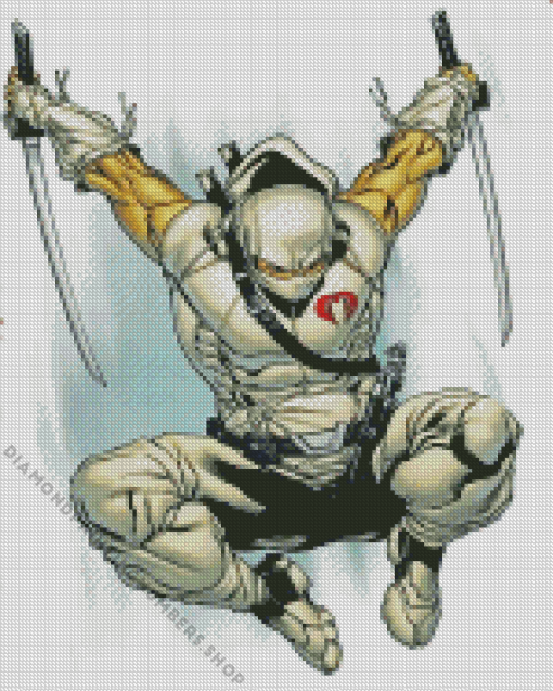 G I Joe Storm Shadow Diamond art