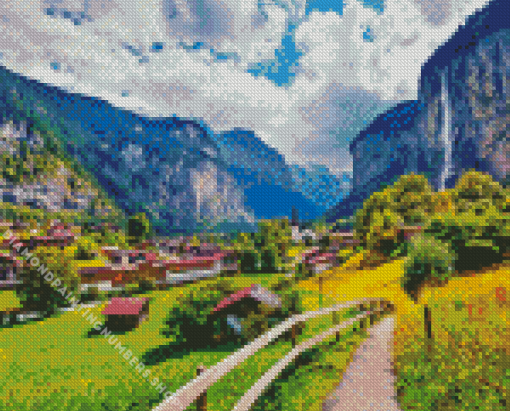 Lauterbrunnen Diamond Painting