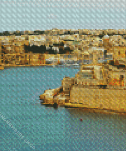 Malta Harbor Diamond by numbers