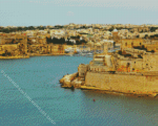 Malta Harbor Diamond by numbers