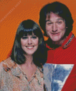 Mork and Mindy Diamond Painting