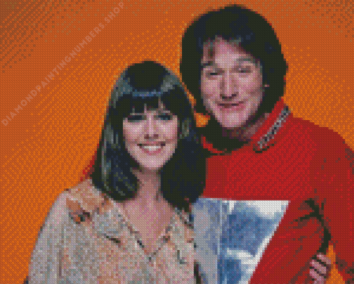 Mork and Mindy Diamond Painting