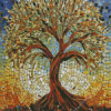 Mosaic Tree Art Diamond Painting