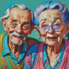 Old Couple Diamond Painting