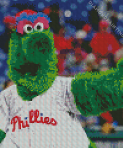 Phillie Phanatic Diamond Painting