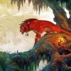 Red Xiii Diamond Painting