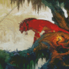 Red Xiii Diamond Painting