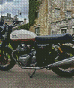 Royal Enfield Interceptor Diamond Painting