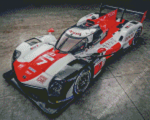 Toyota lmp1 Diamond by numbers