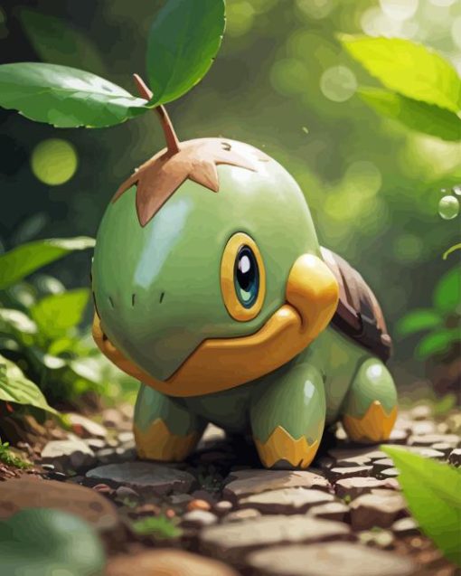 Turtwig Diamond by numbers