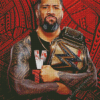 WWE Jey USO Diamond art