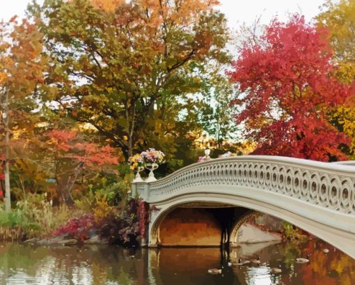 Bow Bridge Diamond art