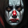 Crying Clown Diamond Painting