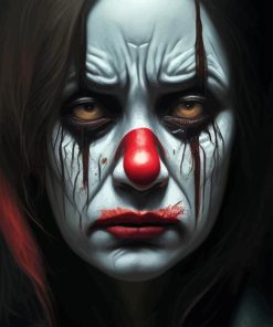 Crying Clown Diamond Painting