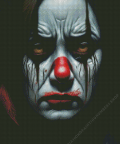 Crying Clown Diamond Painting