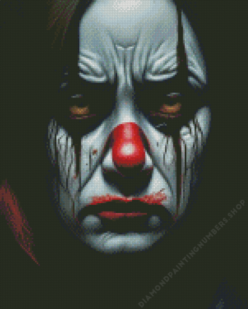 Crying Clown Diamond Painting