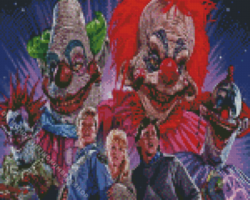 Killer Klowns From Outer Space Film Diamond art