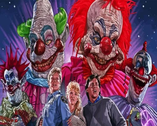 Killer Klowns From Outer Space Film Diamond art