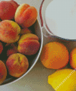 Lemon Peach Diamond Painting