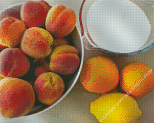 Lemon Peach Diamond Painting