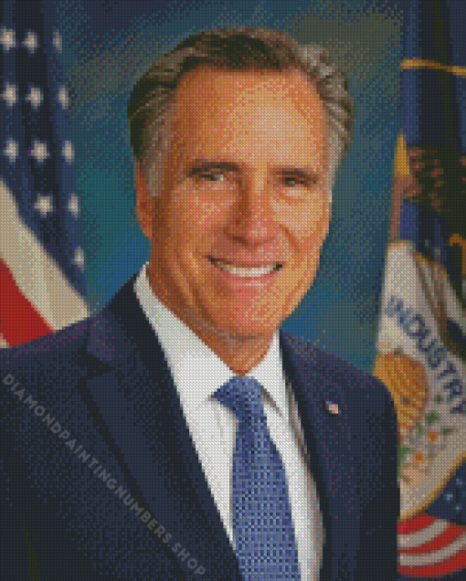 Mitt Romney Diamond Painting