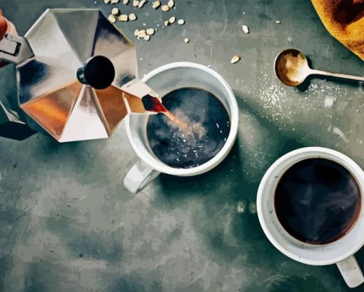 Moka Pot Diamond Painting