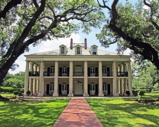 Oak Alley Plantation Diamond Painting