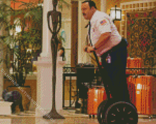 Paul Blart Diamond Painting