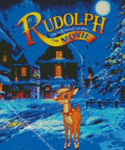 Rudolph the Red Nosed Reindeer Diamond Painting