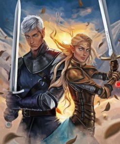 Aelin and Rowan Diamond Painting